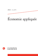 Economie Appliquee 2022,4