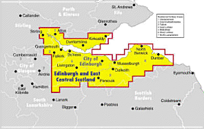 Edinburgh and East Central Scotland Street Atlas