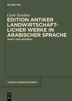 Edition Antiker Landwirtschaftlicher Werke in Arabischer Sprache - Scardino, Carlo