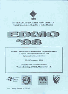 Edmo '98: 6th IEEE International Workshop on High Performance Electron Devices for Microwave and Optoelectronic Applications, 23-24 November 1998, Manchester Conference Centre, Weston Building, Umist, Manchester, UK - IEEE Electron Devices Society, and IEEE, and Workshop on High Performance Electron Devices for Microwave and Optoelectronic...