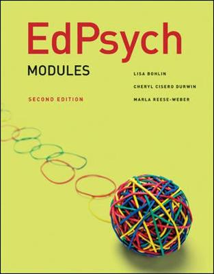 EdPsych: Modules - Bohlin, Lisa, and Cisero Durwin, Cheryl, and Reese-Weber, Marla