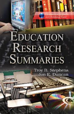 Education Research Summaries: Book 2 - Stephens, Troy (Editor), and Duncan, Jon (Editor)