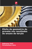 Efeito da geometria do provete nos resultados do ensaio de tor??o