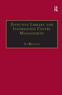 Effective Library and Information Centre Management