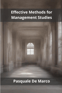 Effective Methods for Management Studies