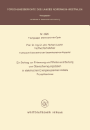 Ein Beitrag Zur Erfassung Und Weiterverarbeitung Von Oberschwingungsdaten in Elektrischen Energiesystemen Mittels Proze?rechner