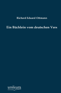 Ein Buchlein Vom Deutschen Vers