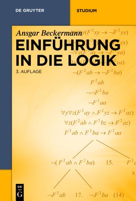 Einfhrung in Die Logik - Beckermann, Ansgar