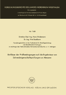 Einflusse Der Prufbedingungen Auf Die Ergebnisse Von Schneideigenschaftsprufungen an Messern