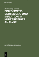 Einkommensverteilung Und Inflation in Kurzfristiger Analyse