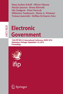 Electronic Government: 15th Ifip Wg 8.5 International Conference, Egov 2016, Guimares, Portugal, September 5-8, 2016, Proceedings