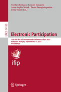 Electronic Participation: 15th IFIP WG 8.5 International Conference, ePart 2023, Budapest, Hungary, September 5-7, 2023, Proceedings