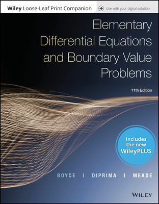 Elementary Differential Equations and Boundary Value Problems, 11E Wileyplus Card Set - Boyce, William E