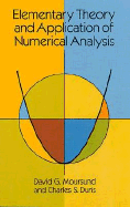 Elementary Theory and Application of Numerical Analysis - Moursund, David G, and Duris, Charles S, and Moursand, David G