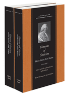 Elements of Criticism 2 Vol PB Set