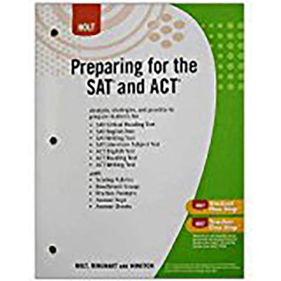 Elements of Language: Prep for SAT/ACT Workbook Grades 11-12 - Holt Rinehart and Winston (Prepared for publication by)