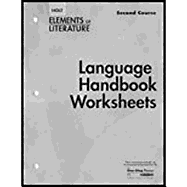 Elements of Literature: Language Handbook Worksheets Grade 8 Second Course