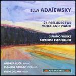 Ella Adaewsky: 24 Preludes for Voice and Piano