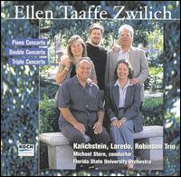 Ellen Taaffe Zwilich: Piano Concerto; Double Concerto; Triple Concerto - Joseph Kalichstein (piano); Sharon Robinson (cello); Michael Stern (conductor)