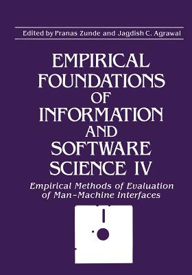 Empirical Foundations of Information and Software Science IV - Agrawal, Jagdish C, and Zunde, Pranas