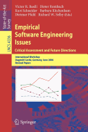 Empirical Software Engineering Issues. Critical Assessment and Future Directions: International Workshop, Dagstuhl Castle, Germany, June 26-30, 2006, Revised Papers