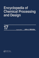 Encyclopedia of Chemical Processing and Design: Volume 17 - Drying: Solids to Electrostatic Hazards