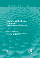 Energy and the Social Sciences: An Examination of Research Needs