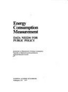 Energy Consumption Measurement: Data Needs for Public Policy