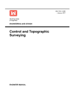 Engineering and Design: Control and Topographic Surveying (Engineer Manual Em 1110-1-1005)