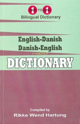 English-Danish & Danish-English One-to-One Dictionary (exam-suitable) - Hartung, R