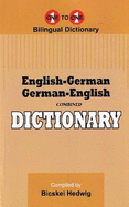 English-German & German-English One-to-One Dictionary