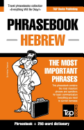 English-Hebrew Phrasebook and 250-Word Mini Dictionary
