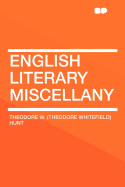 English Literary Miscellany