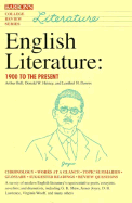 English Literature, 1900 to the Present