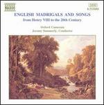 English Madrigals and Songs