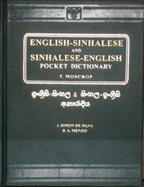 English-Sinhalese and Sinhalese-English Pocket Dictionary - Moscrop, T.