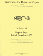 English Texts: British Period to 1900