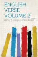 English Verse Volume 2