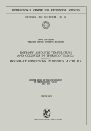 Entropy, Absolute Temperature and Coldness in Thermodynamics: Boundary Conditions in Porous Materials - Mueller, Ingo