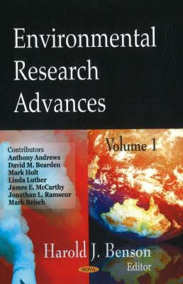 Environmental Research Advancesvolume 1 - Benson, Harold J (Editor)