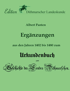 Erg?nzungen aus den Jahren 1402 bis 1480 zum Urkundenbuch: zur Geschichte des Landes Dithmarschen