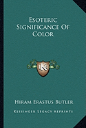 Esoteric Significance of Color