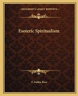 Esoteric Spiritualism