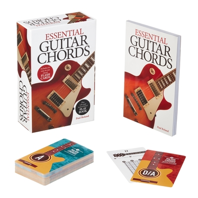 Essential Guitar Chords Book & Card Deck: Includes 64 Easy-To-Use Chord Flash Cards, Plus 128-Page Instructional Play Book - Roland, Paul