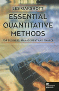 Essential Quantitative Methods for Business, Management and Finance