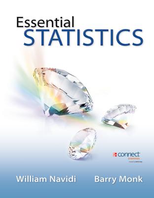 Essential Statistics with Connect Statistics Hosted by Aleks, Learnsmart Access Card, Data Files & Formula Card - Navidi, William, Prof., and Monk, Barry, Professor