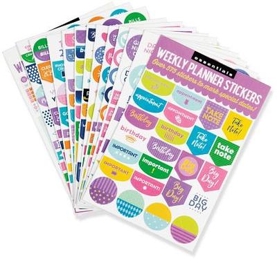 Essentials Weekly Planner Stickers (Set of 575 Stickers) - Peter Pauper Press, Inc (Creator)