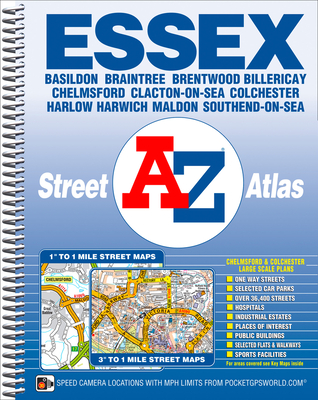 Essex A-Z Street Atlas (spiral) - A-Z maps