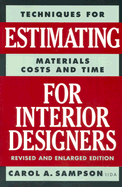 Estimating for Interior Designers - Sampson, Carol