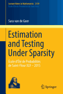Estimation and Testing Under Sparsity: Ecole d'Ete de Probabilites de Saint-Flour XLV - 2015